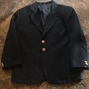 Black Blazer with Gold Buttons